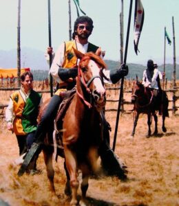 Alaric of Hraefncrag, SCA Horse Tourney, Black Point