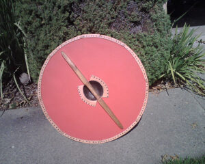 Viking Round Shield Back Side