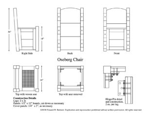 Oseberg chair plans